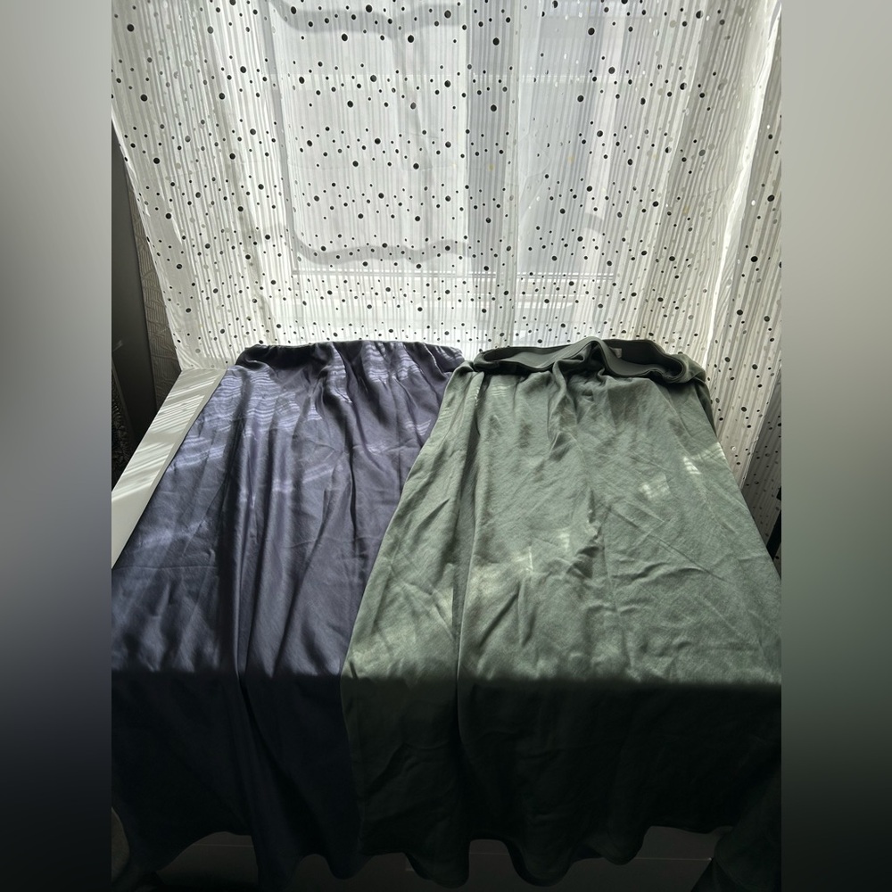 Oak and fort satin long skirts